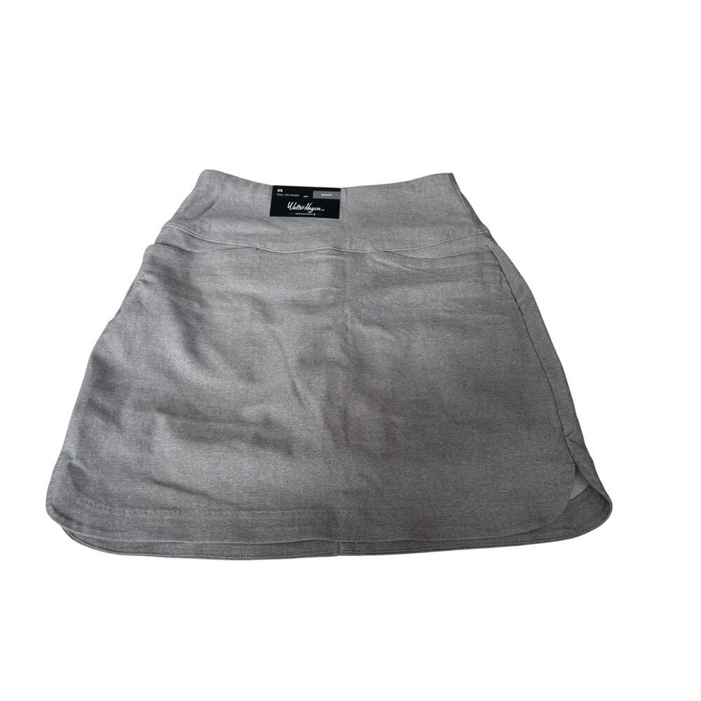 Walter Hagen Women's Light Heather Gray P11 7" Sculpt Skort Size XS